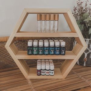 NWT Hexagon Essential Oil Shelf or Trinket Shelf